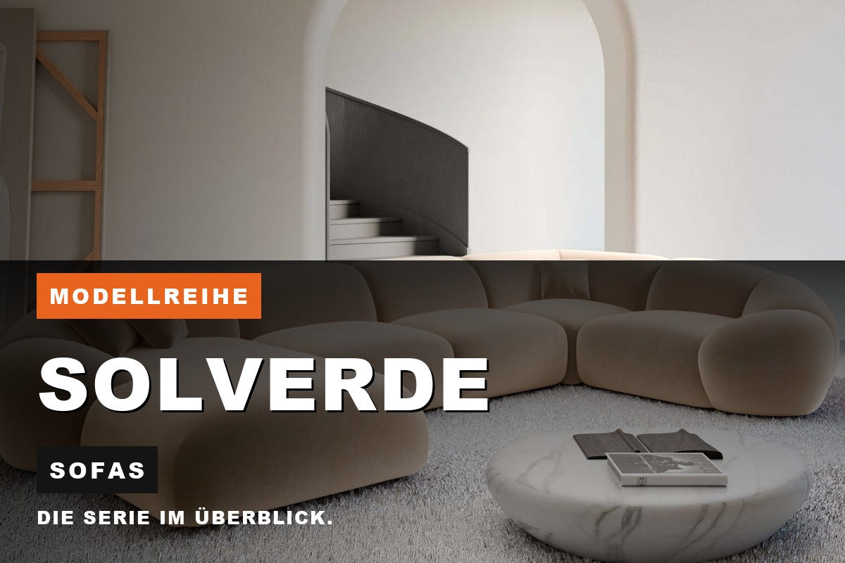 Beitragsbild zur Modellreihe Solverde: Sofas bei Sofa Dreams