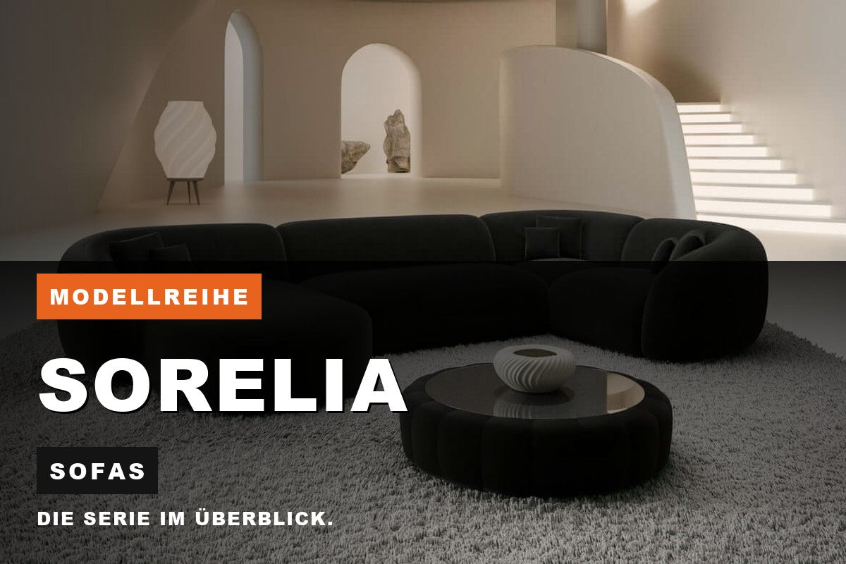 Beitragsbild zur Modellreihe Sorelia: Sofas bei Sofa Dreams