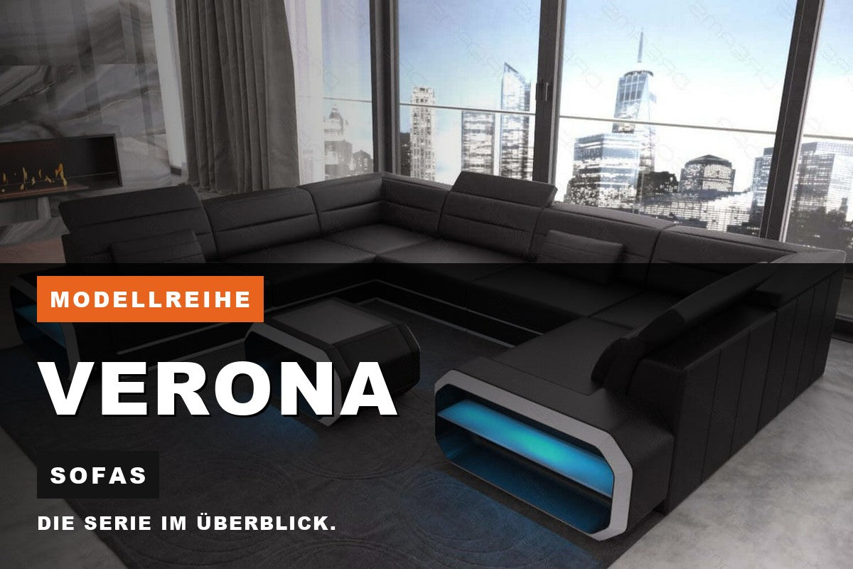 Beitragsbild zur Modellreihe Verona: Sofas bei Sofa Dreams