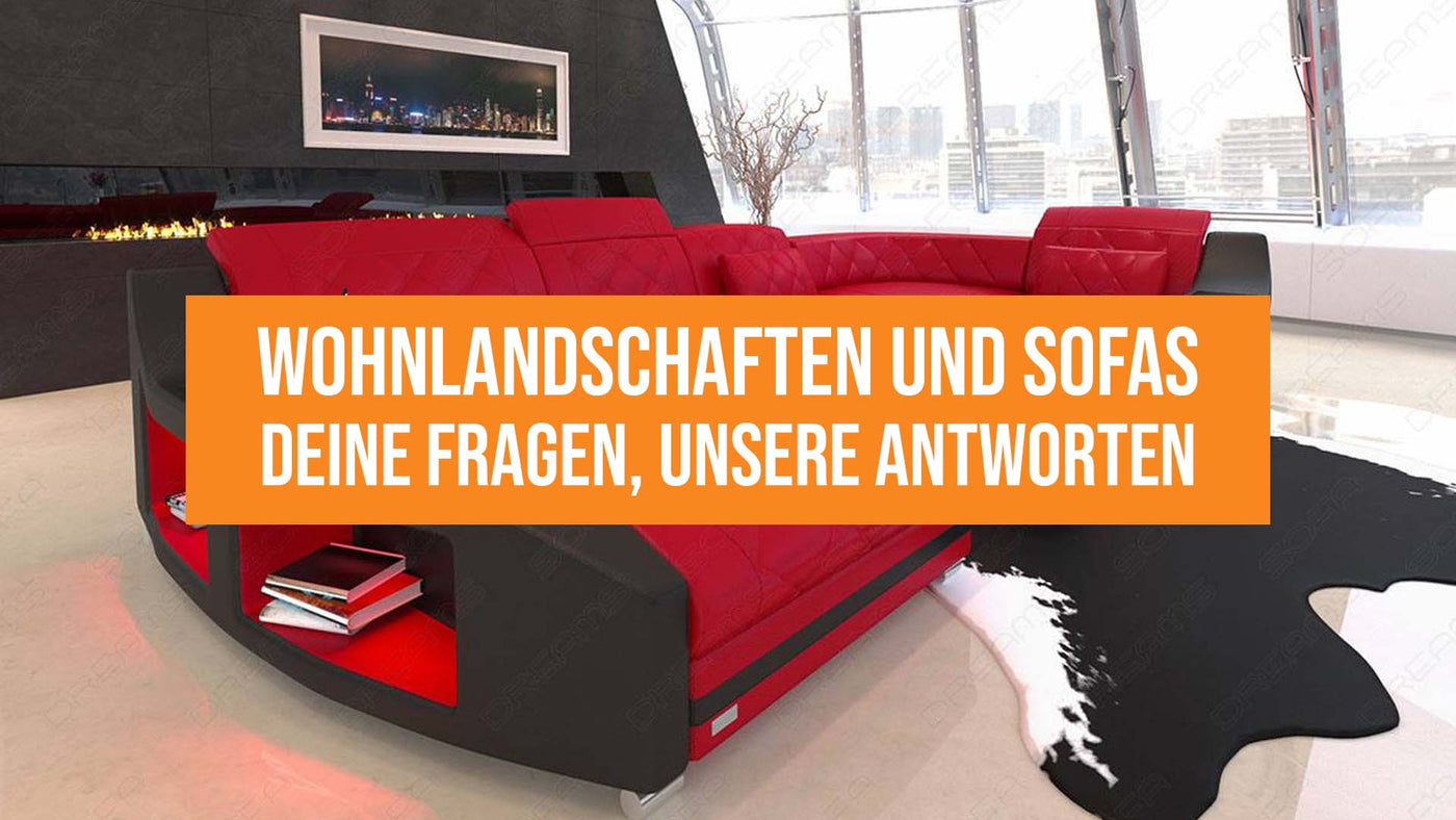 Wohnlandschaften und Sofas: großer Einkaufsratgeber
