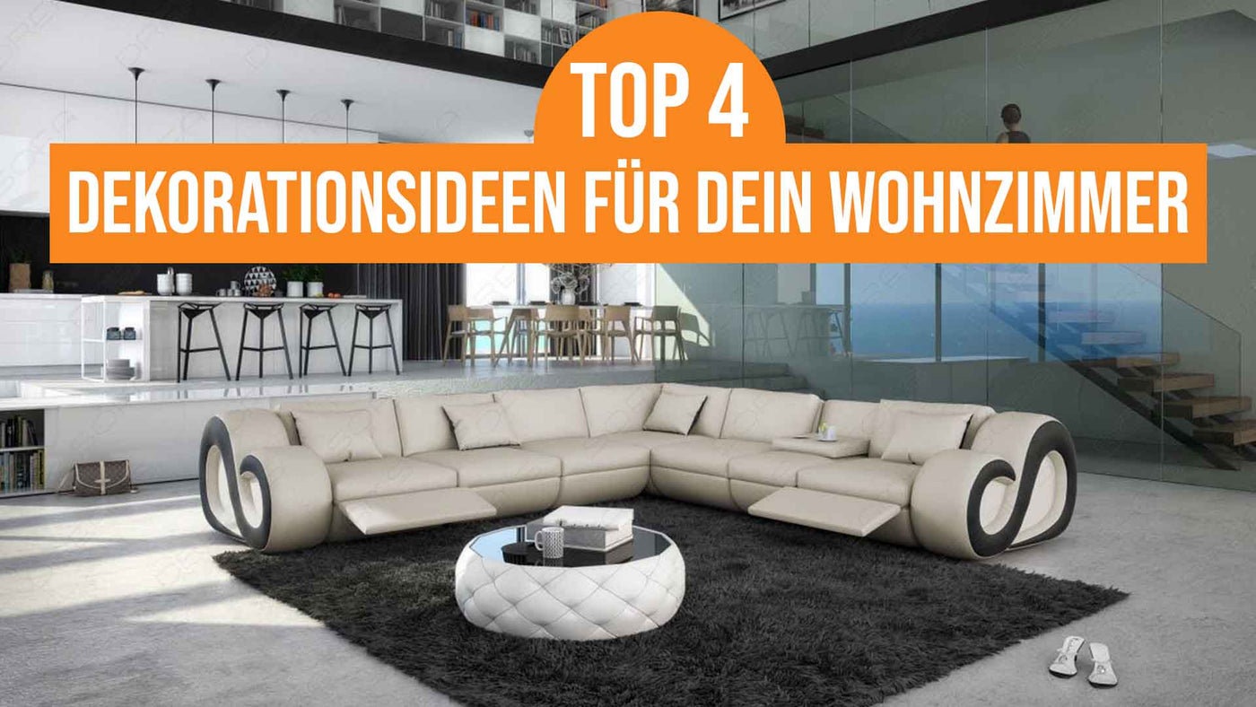 Gemütliches Wohnzimmer gestalten: vier Ideen