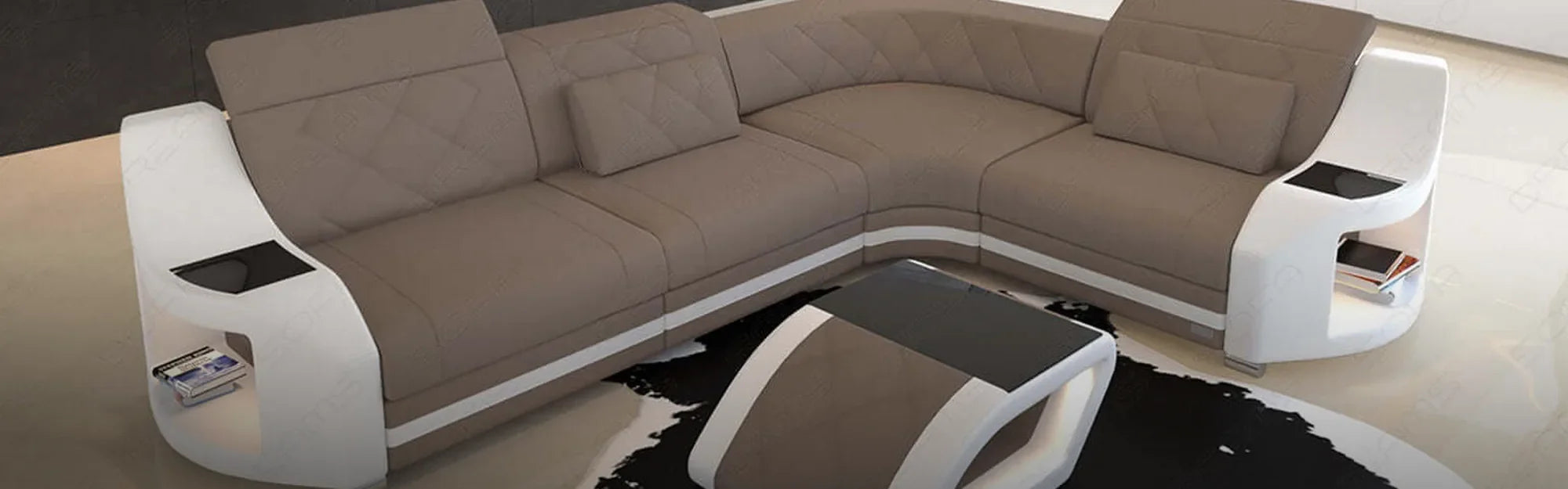 Ecksofa beige kaufen