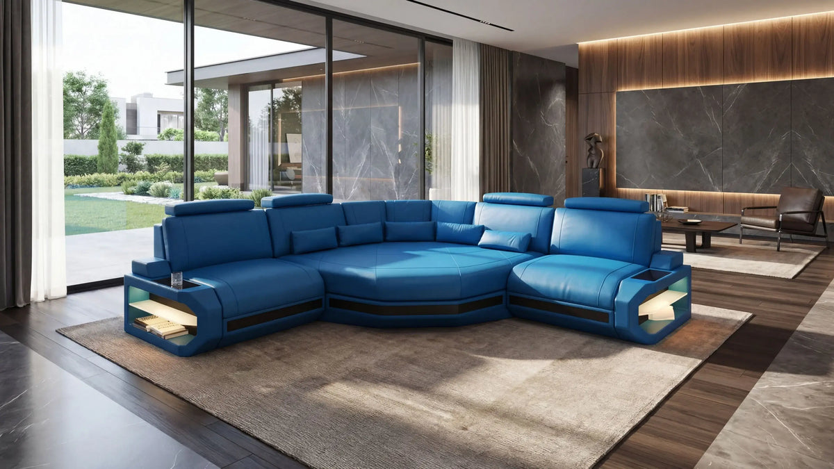 Minisofa Leder kaufen | kleines Ledersofa