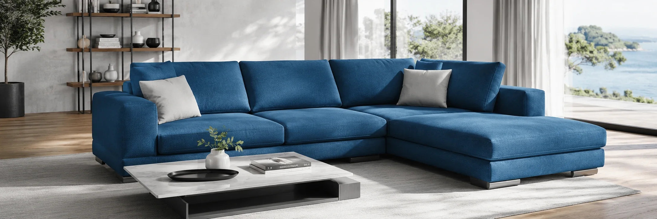Sofa blau kaufen