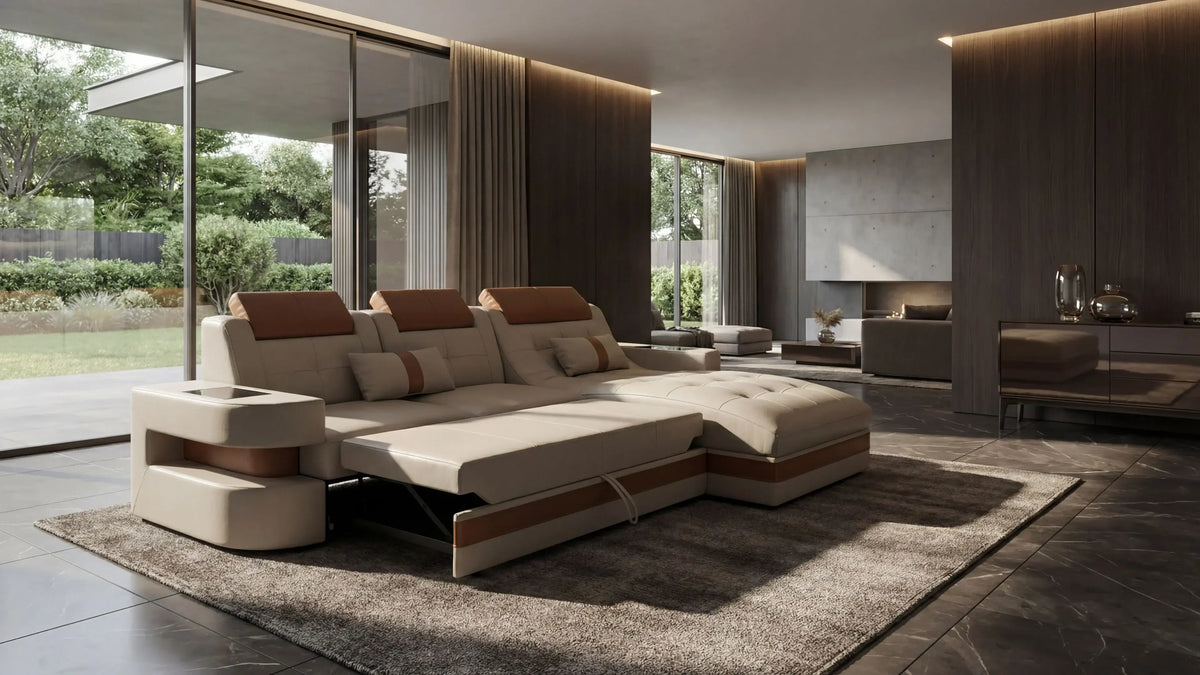 Schlafsofa Stoff kaufen | gemütliche Schlafcouch