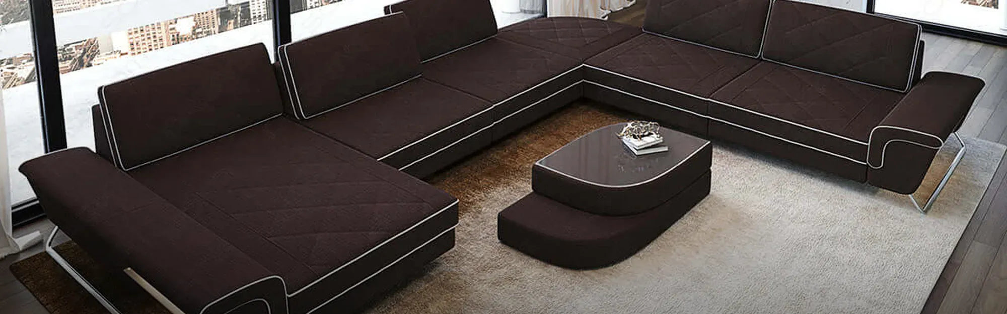 Wohnlandschaft braun kaufen