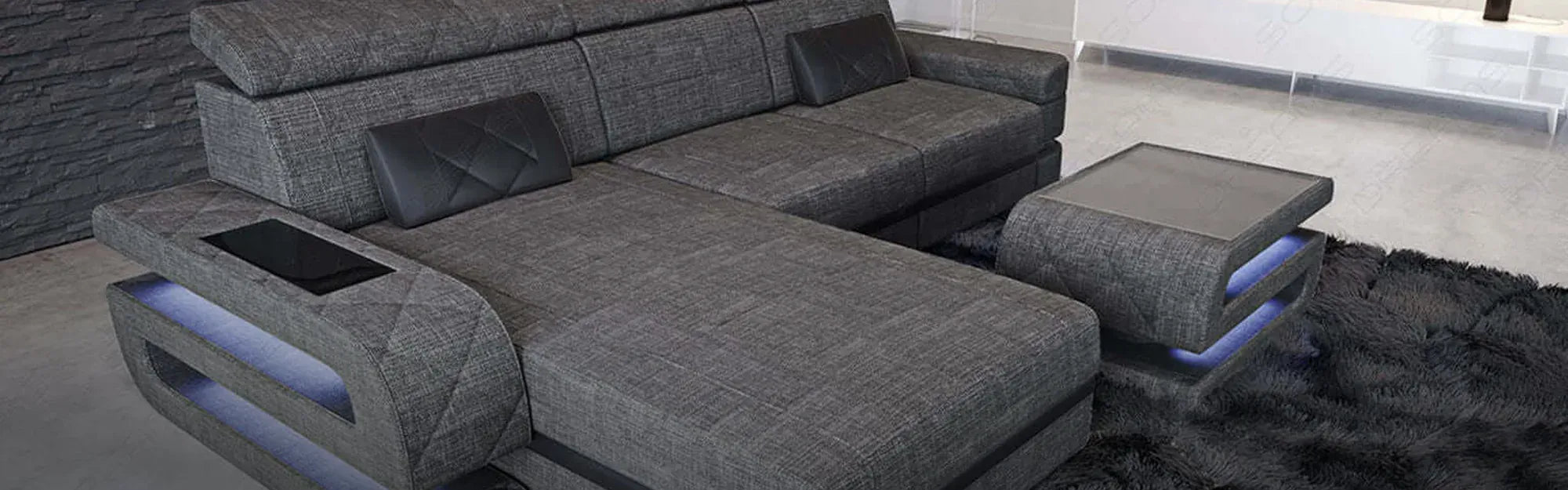 Wohnlandschaft grau kaufen