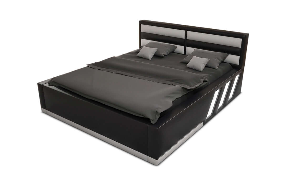 Designerbett Apollonia – Luxus für Ihr Schlafzimmer Schwarz-Weiß