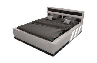 Wasserbett Apollonia Komplett-Set – Komfort pur in Weiß und Schwarz mit wählbarer Liegemaß für Schlafzimmer