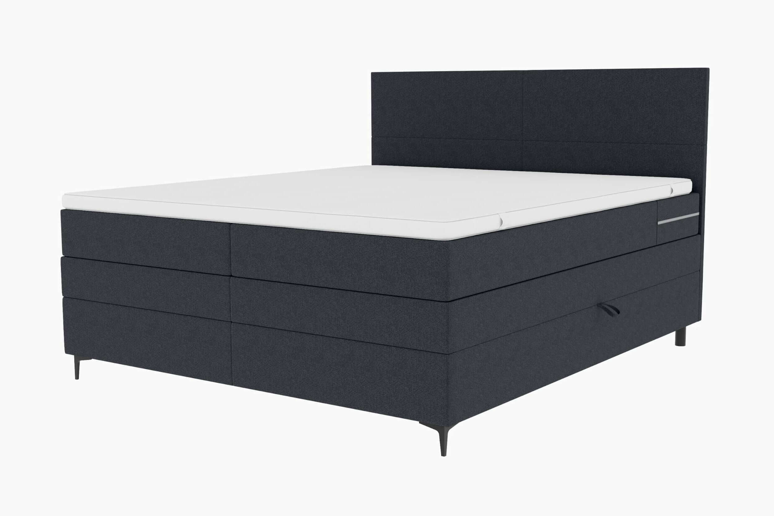 Boxspringbett Nuvia Anthrazit