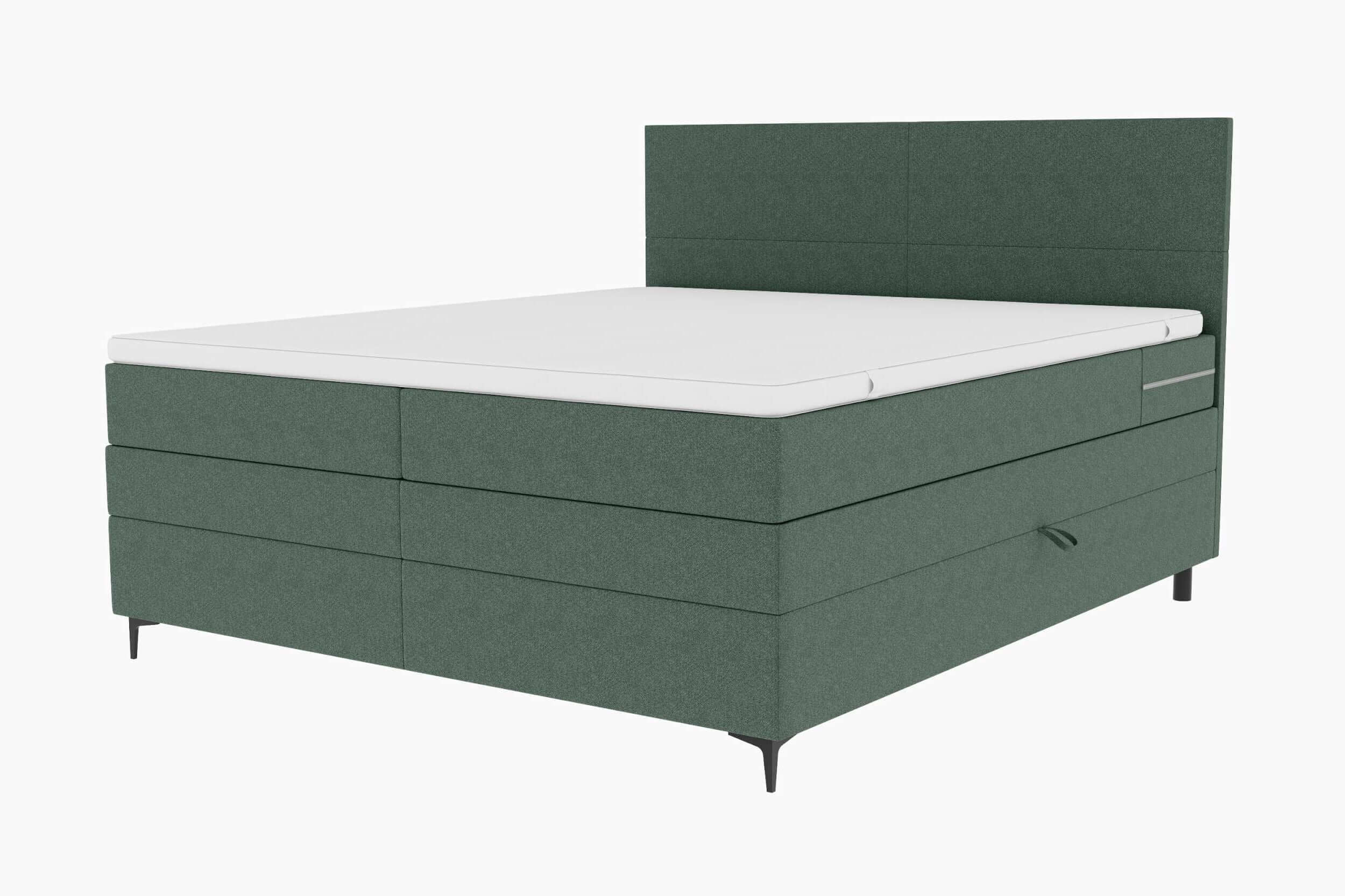 Boxspringbett Nuvia Salbeigrün