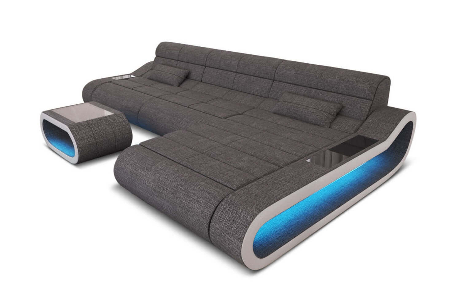 Stoffsofa Concept L-Form Lang