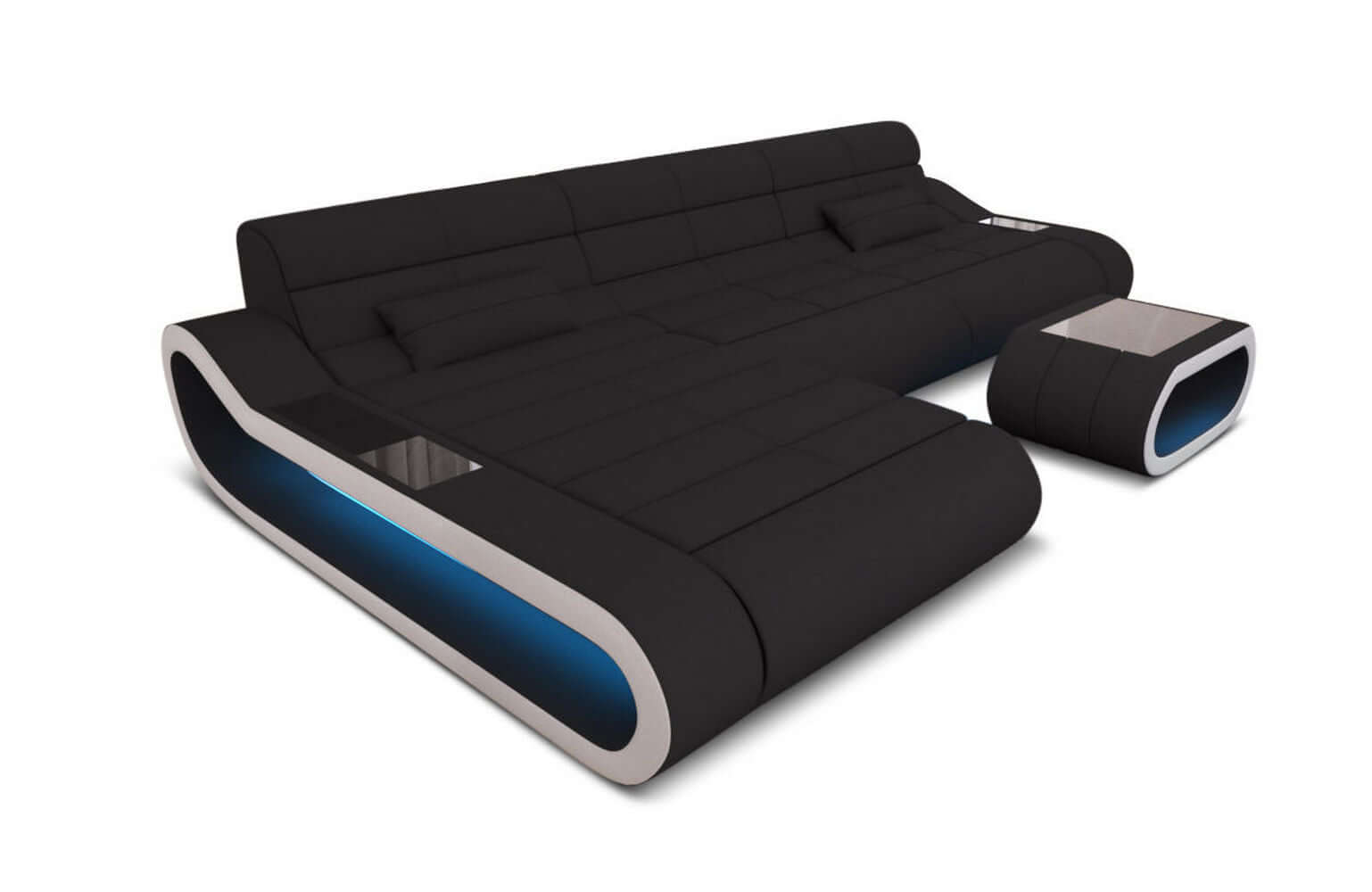 Stoffsofa Concept L-Form Lang