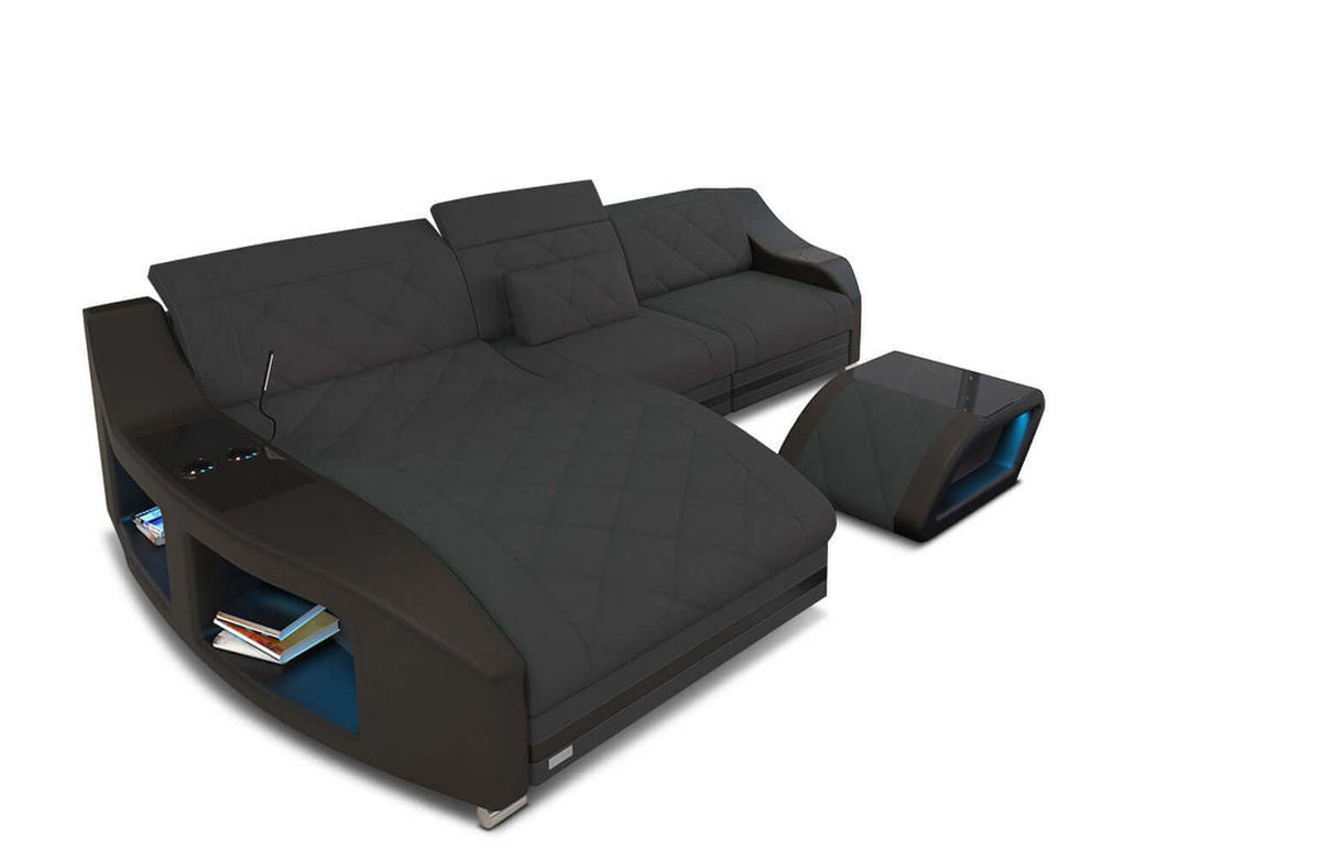 Couch Swing L-Form in Stoff