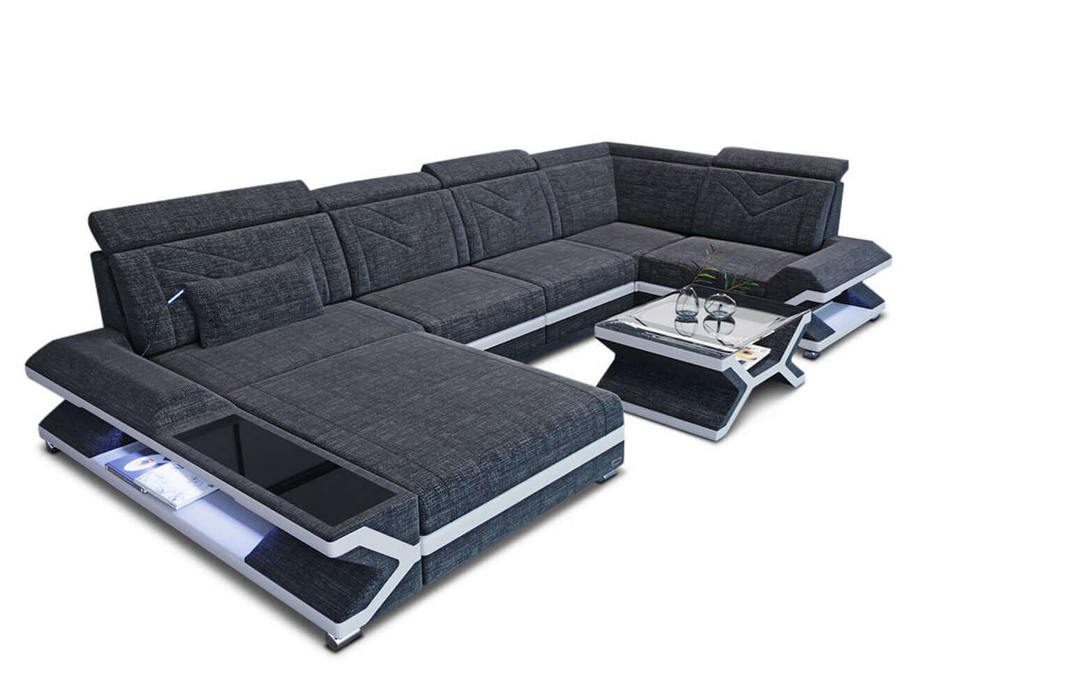 Stoff Wohnlandschaft Napoli – Modern & Gemütlich