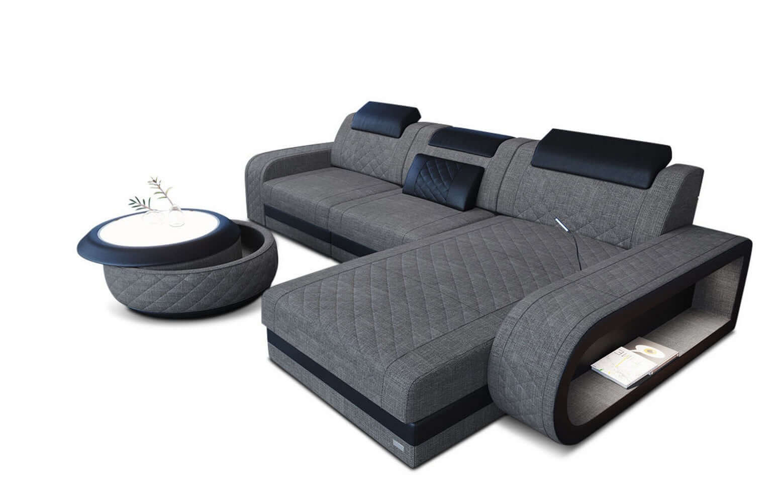 Stoffsofa Berlin L-Form