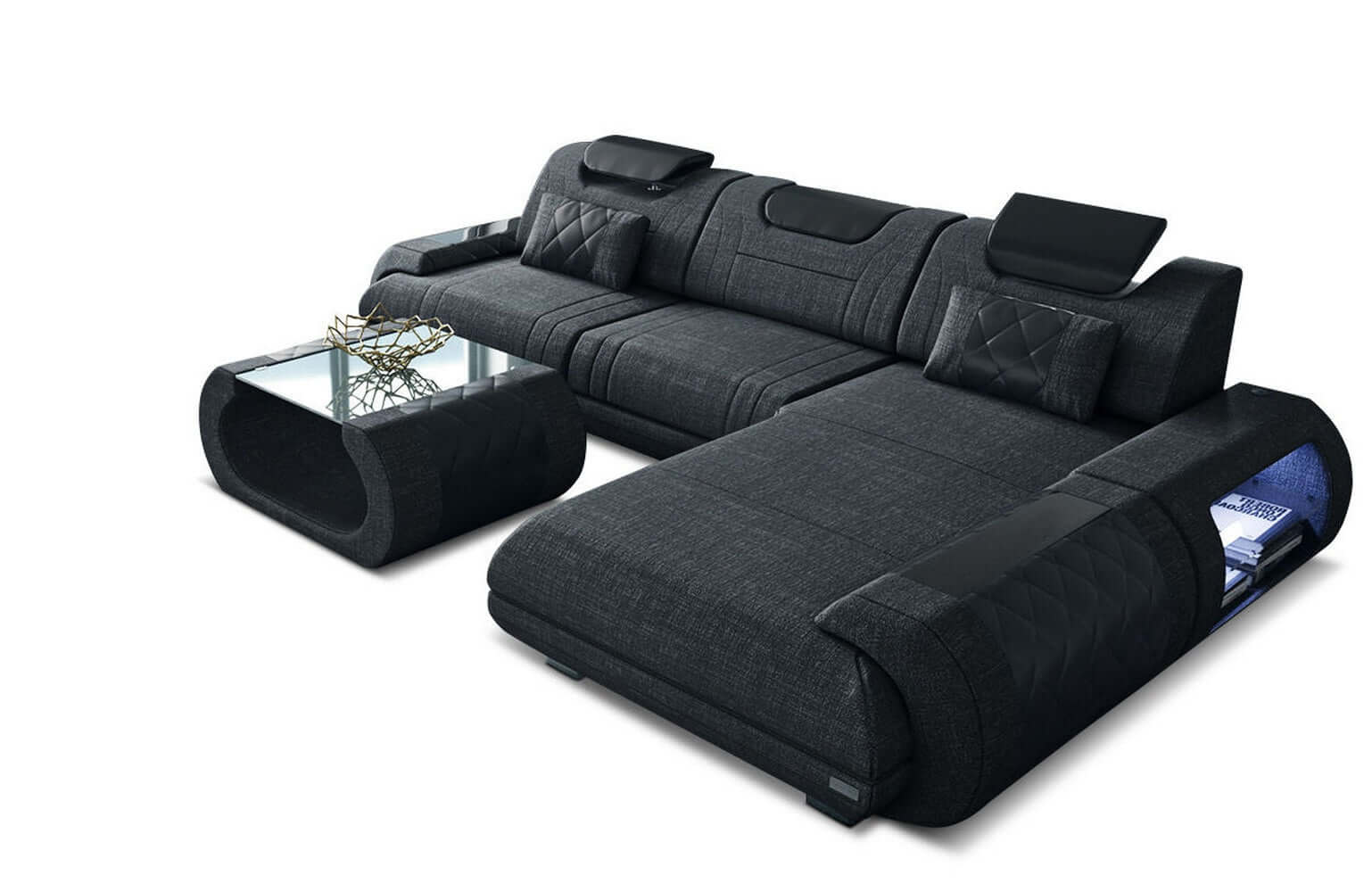 Stoffsofa Rimini L-Form – Modern und Bequem