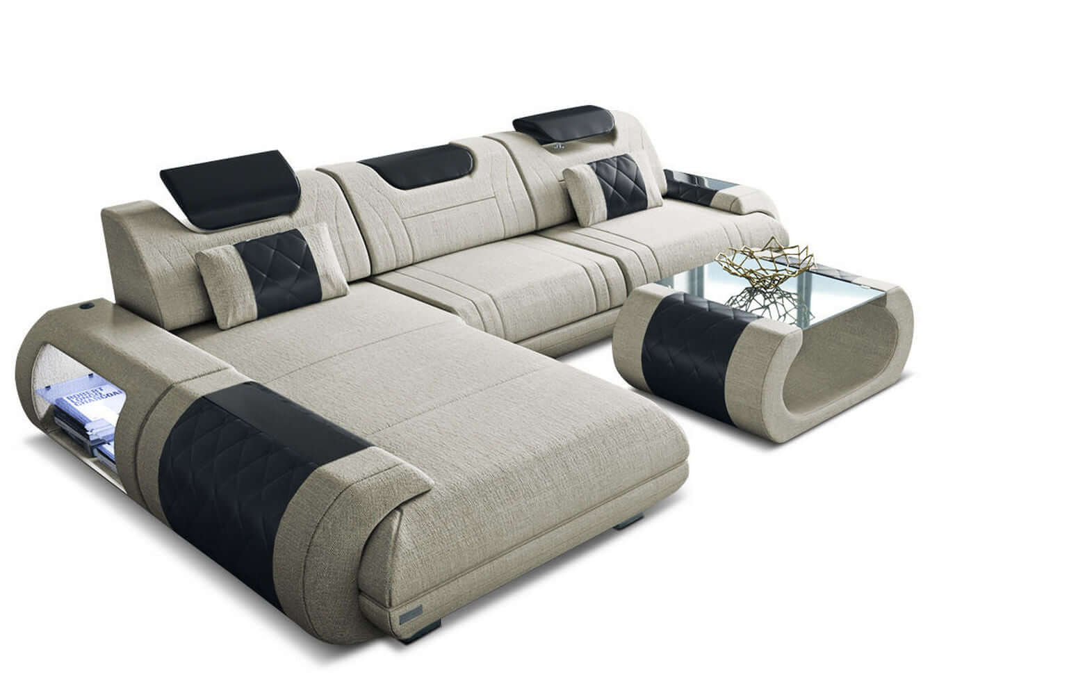Stoffsofa Rimini L-Form – Modern und Bequem