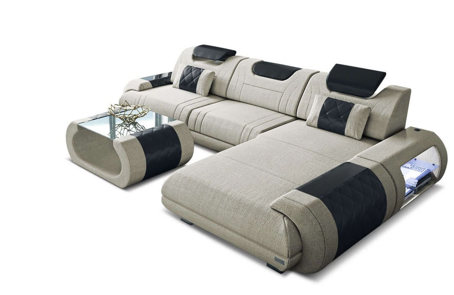 Stoffsofa Rimini L-Form – Modern und Bequem