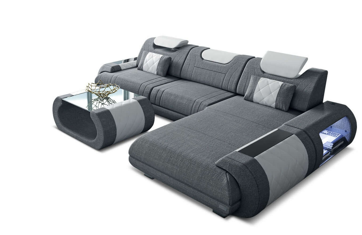 Stoffsofa Rimini L-Form – Modern und Bequem