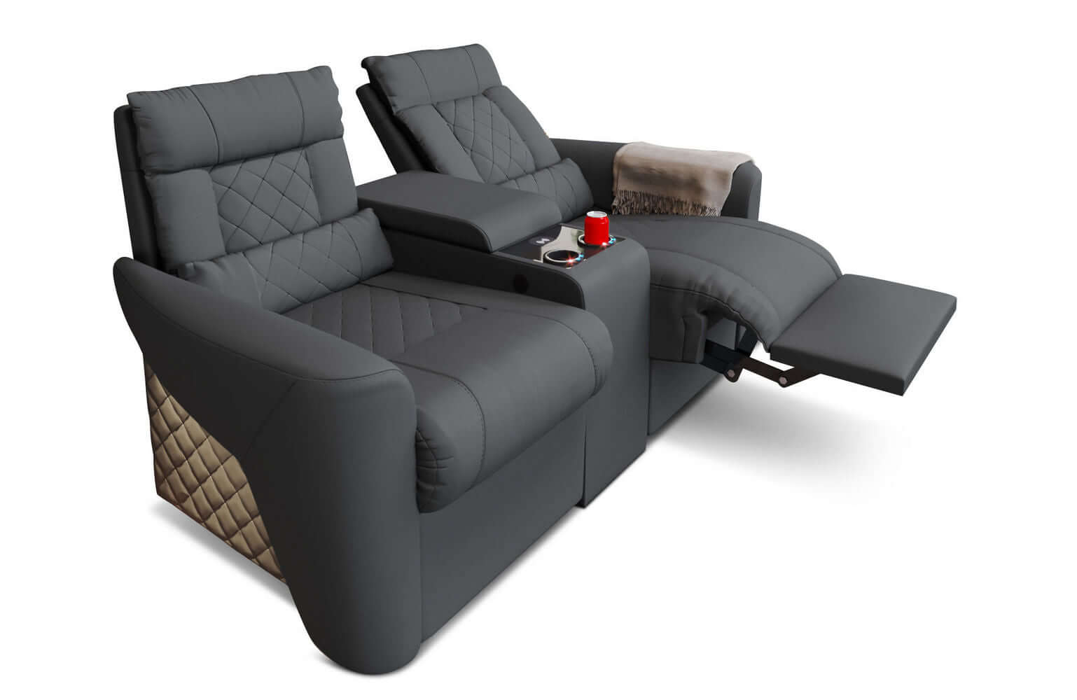 Kinosessel Relax Stoff – Komfort und Stil Grau