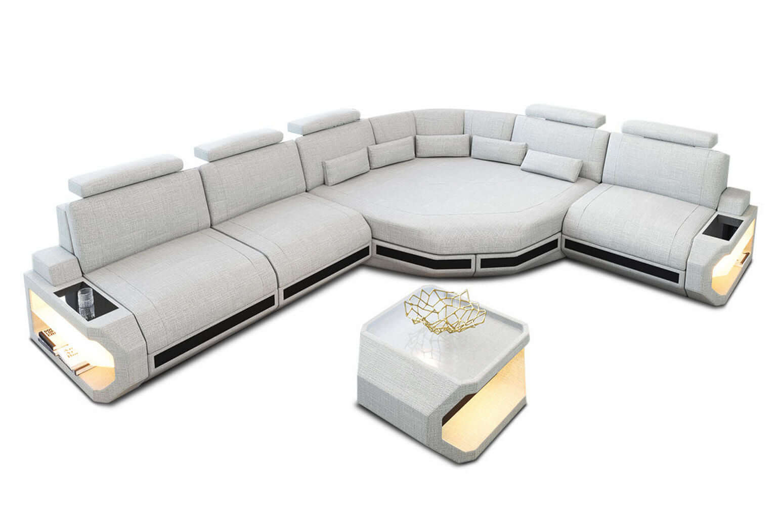 Stoffsofa Asti L-Form – Komfort & Stil