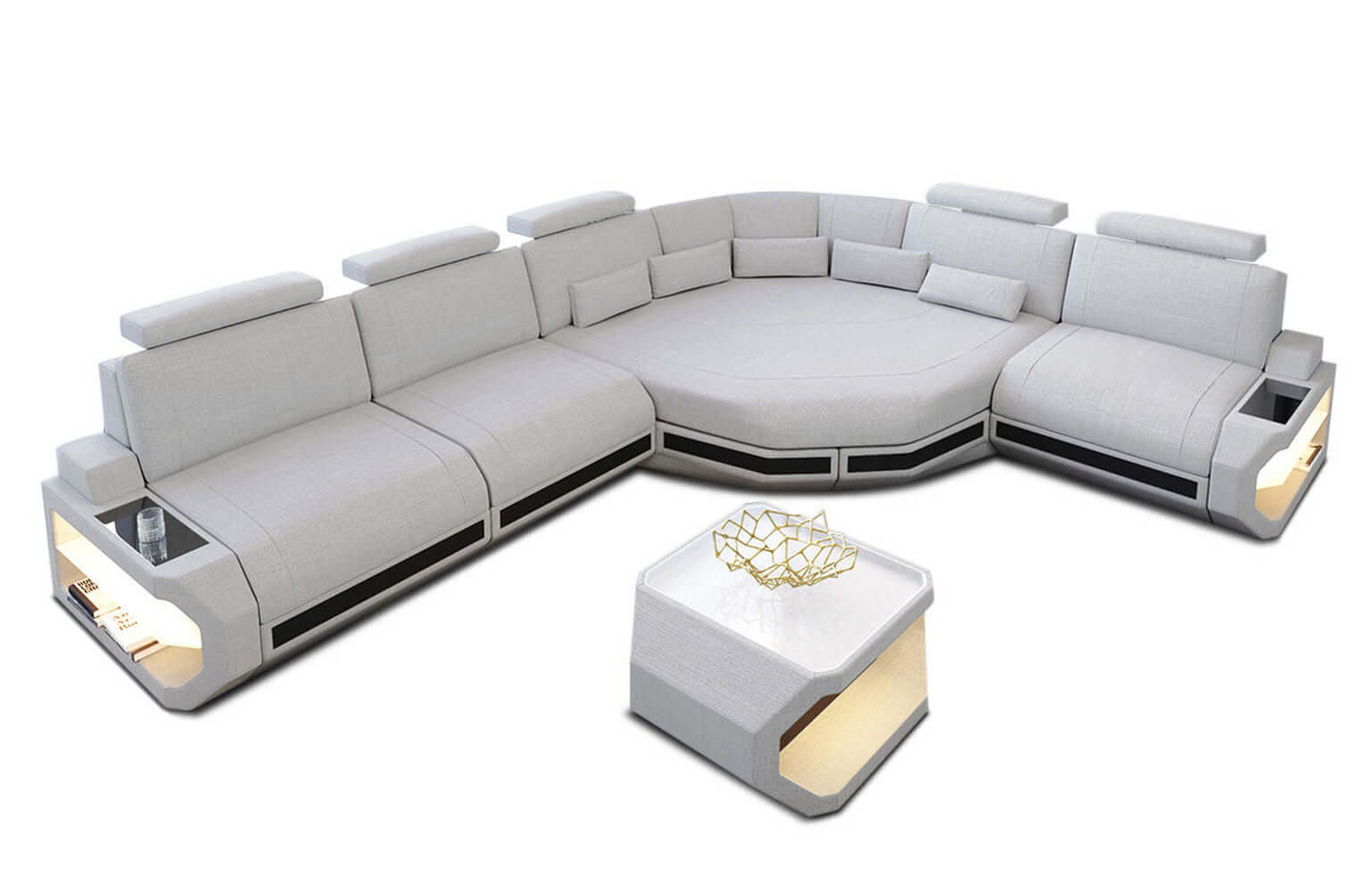 Stoffsofa Asti L-Form – Komfort & Stil