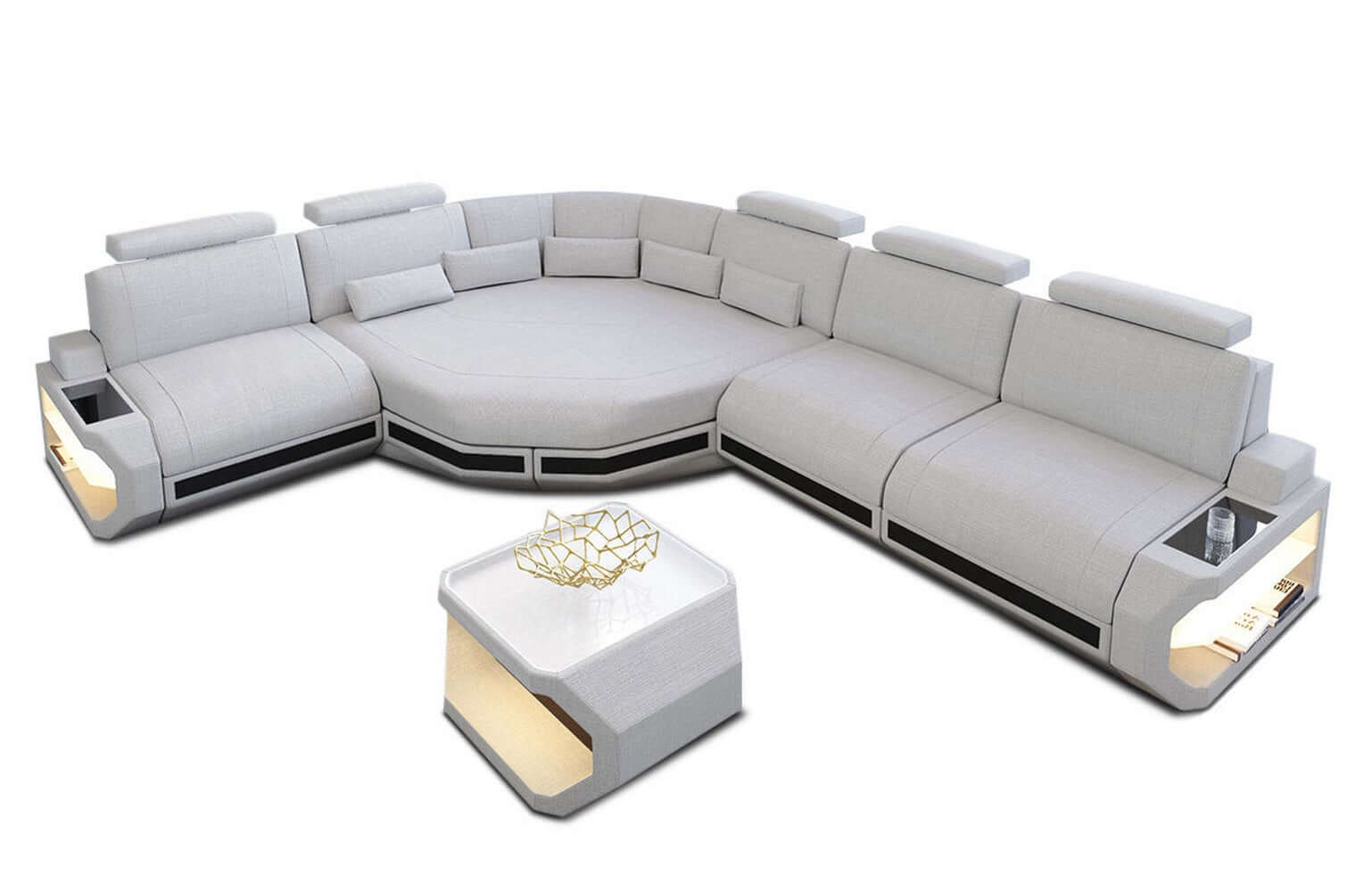 Stoffsofa Asti L-Form – Komfort & Stil