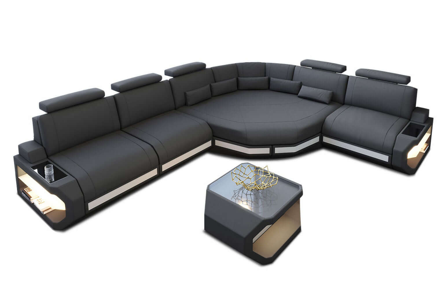 Stoffsofa Asti L-Form – Komfort & Stil
