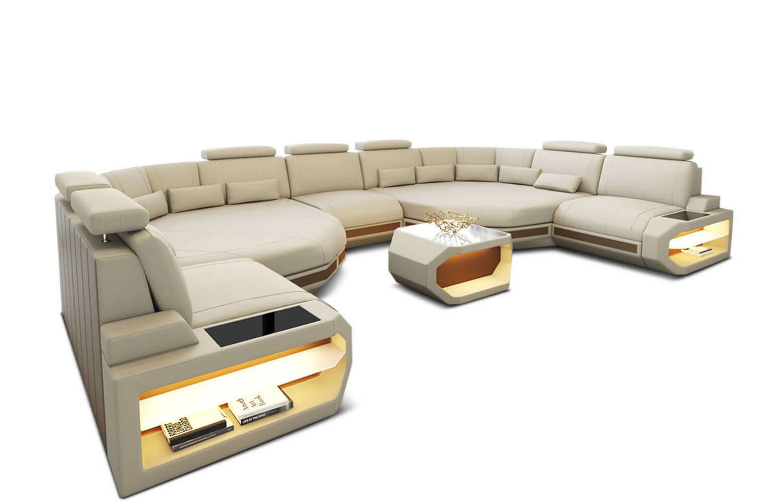 Stoff Wohnlandschaft Asti XXL – Komfort & Design