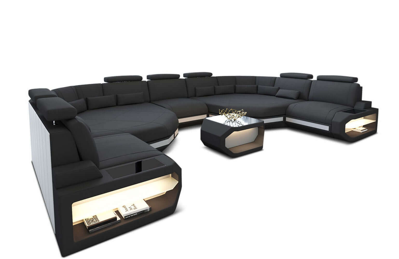 Stoff Wohnlandschaft Asti XXL – Komfort & Design