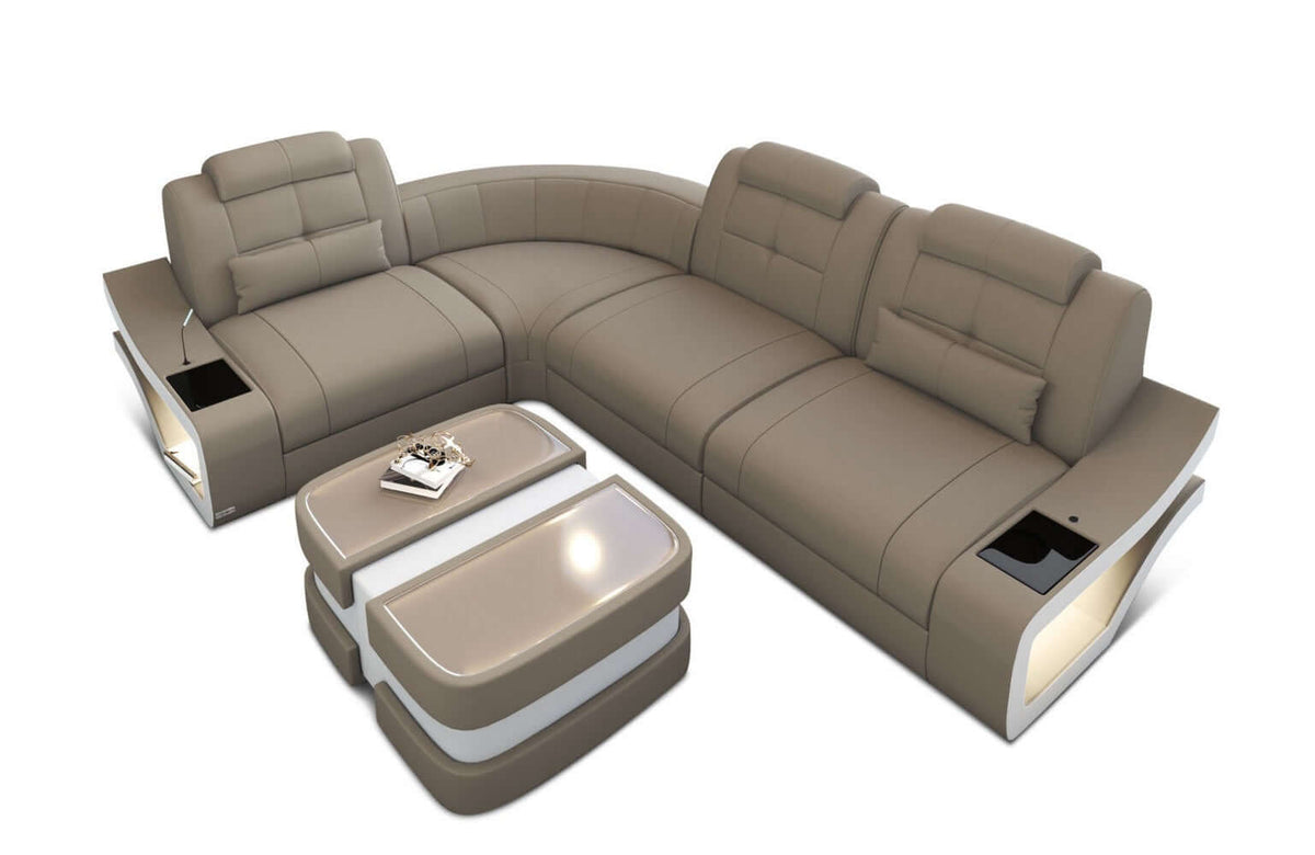 Stoff Ecksofa Elena L-Form