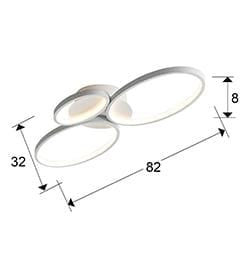 Deckenlampe Sios Weiß – Modernes Licht - Ansicht 2