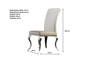 Esszimmerstuhl Barroque Schwarz – Modern & Elegant - Ansicht 3