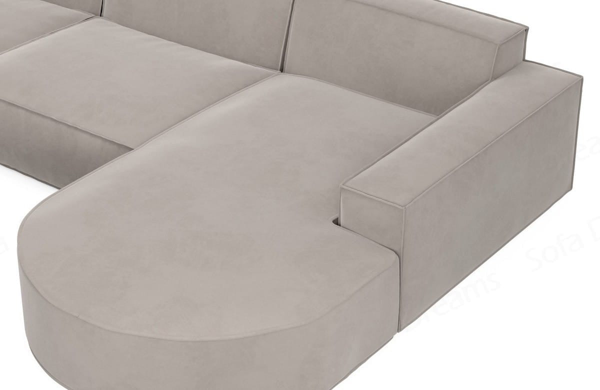 Couch Alegranza L-Form in Stoff Beige