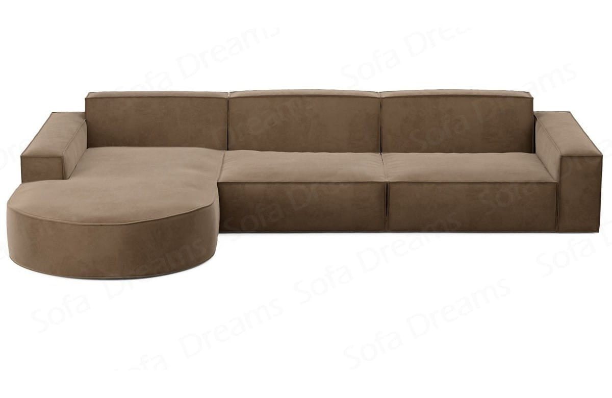 Polster Ecksofa Alegranza L-Kurz – Modern & Komfortabel Braun