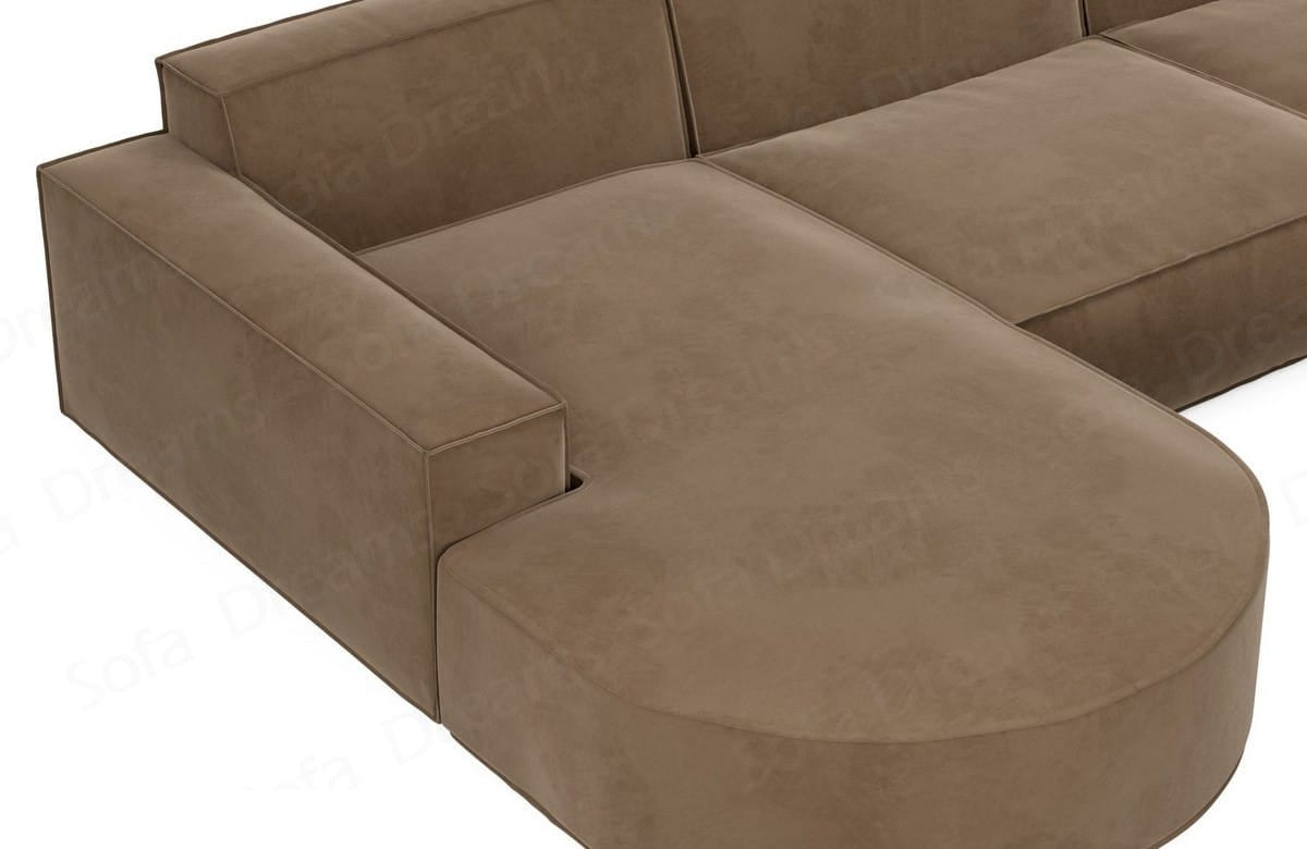 Polster Ecksofa Alegranza L-Kurz – Modern & Komfortabel Braun