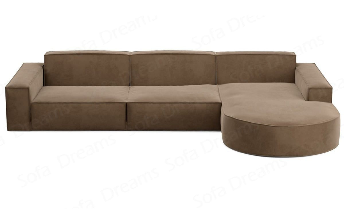 Polster Ecksofa Alegranza L-Kurz – Modern & Komfortabel Braun