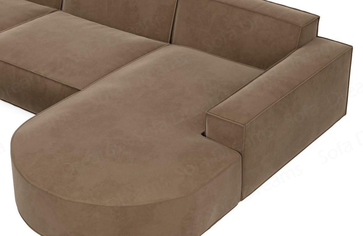 Polster Ecksofa Alegranza L-Kurz – Modern & Komfortabel Braun