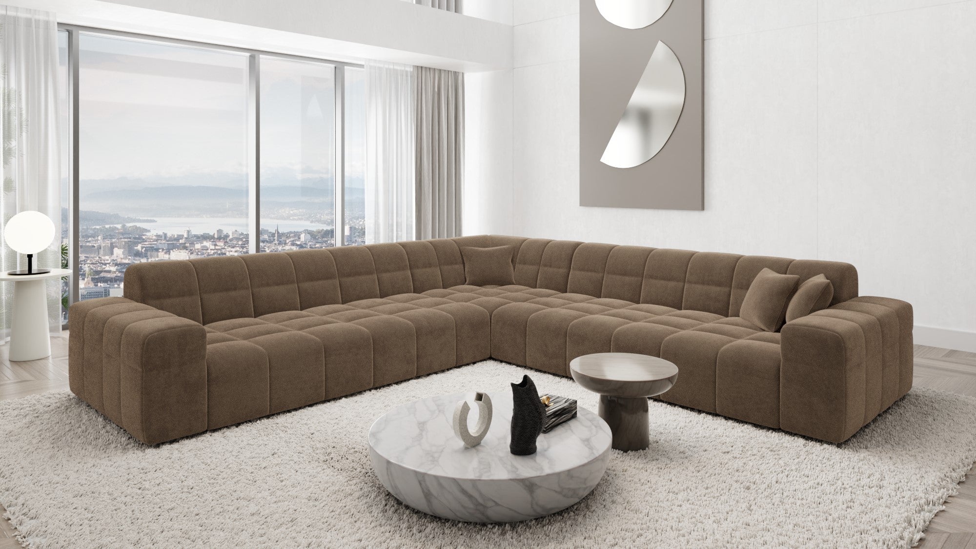 Ecksofa Ibiza Stoff – Modern & Bequem