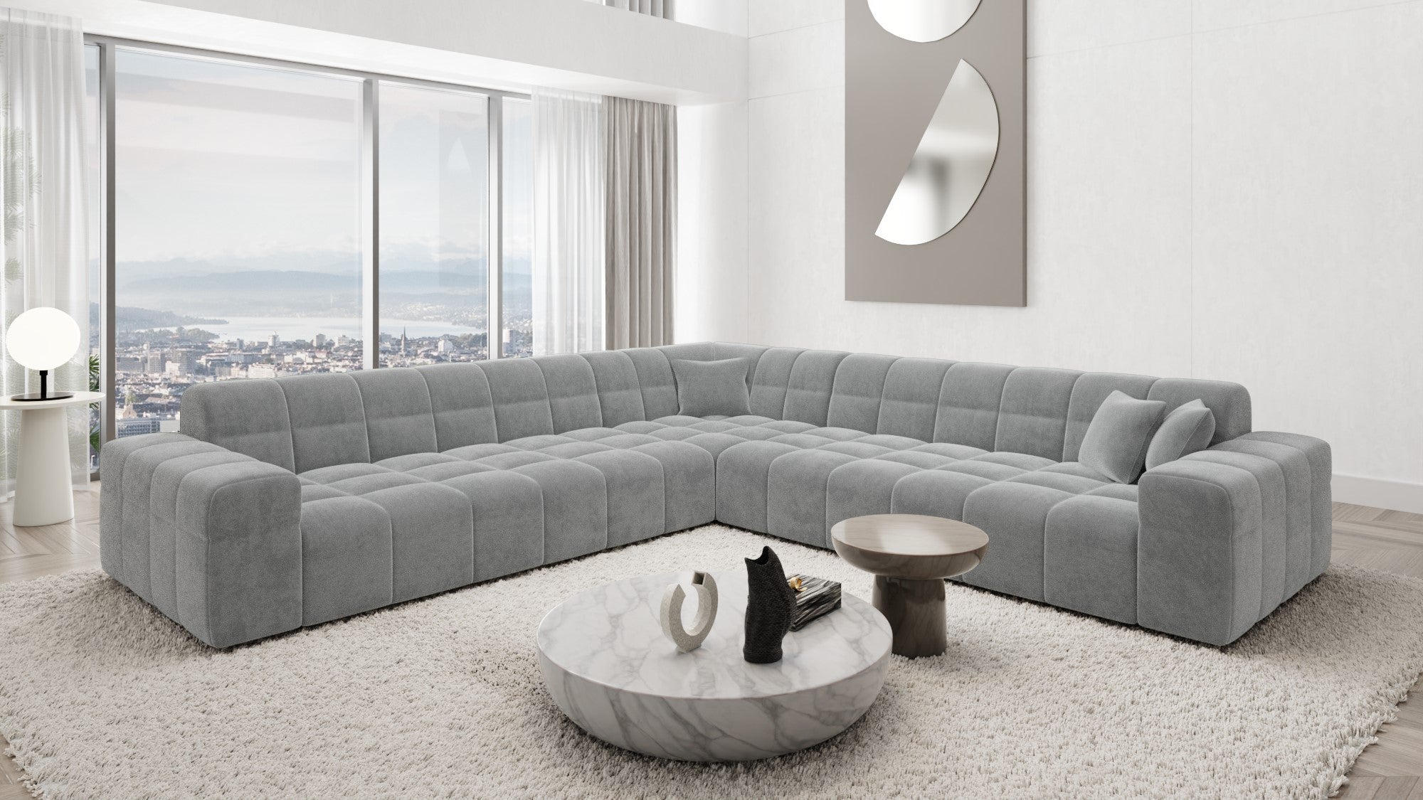Ecksofa Ibiza Stoff – Modern & Bequem