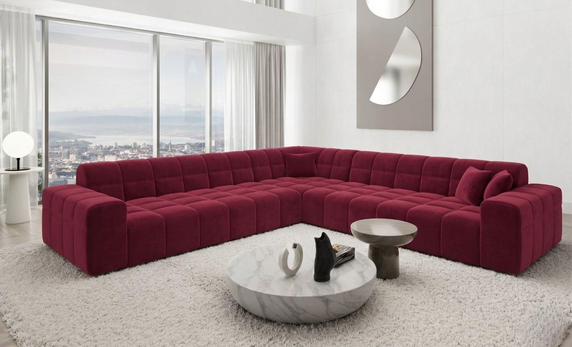 Ecksofa Ibiza Stoff – Modern & Bequem