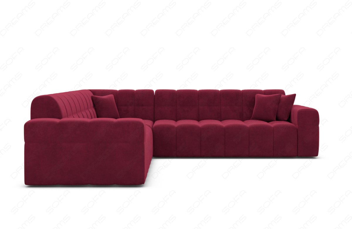 Ecksofa Ibiza Stoff – Modern & Bequem Rot