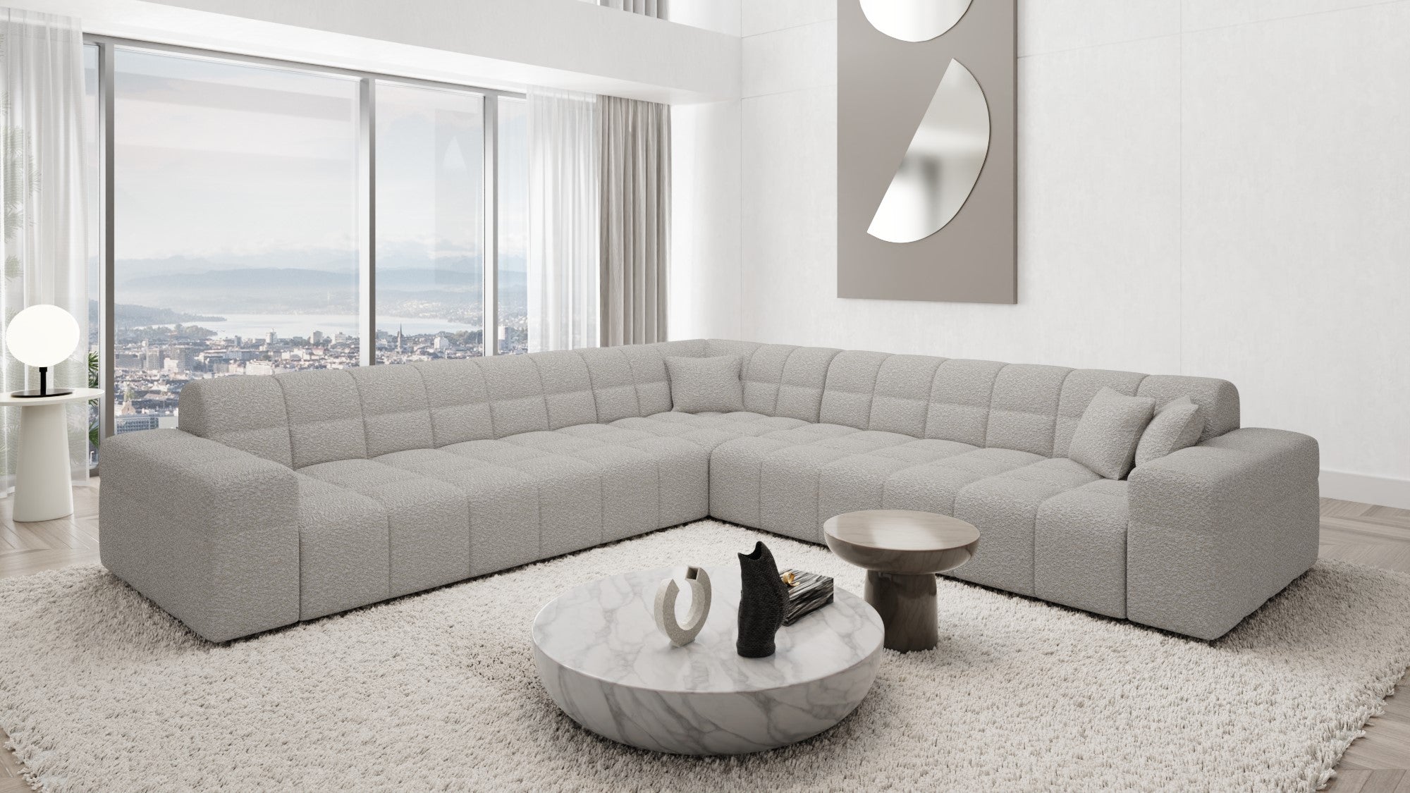 Ecksofa Ibiza Stoff – Modern & Bequem