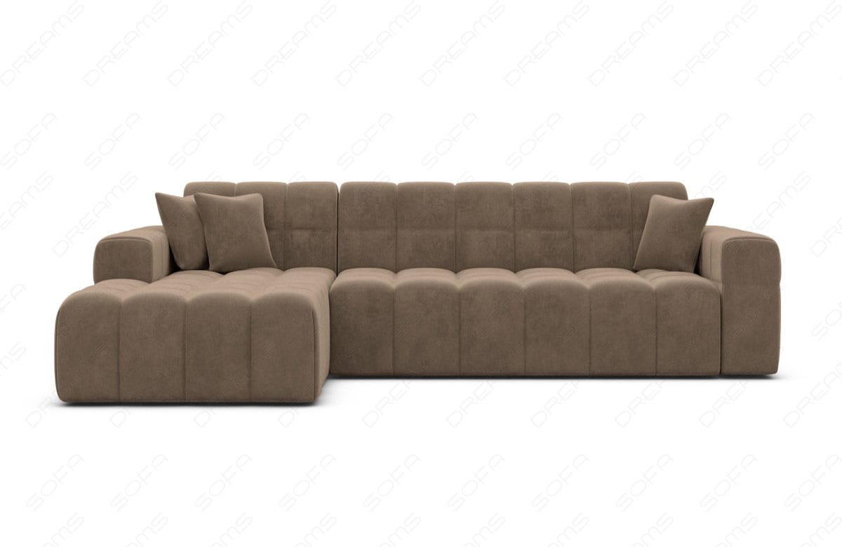 Polster Ecksofa Ibiza L-Kurz – Komfort & Design Braun