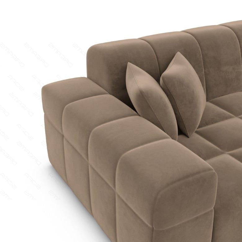 Polster Ecksofa Ibiza L-Kurz – Komfort & Design Braun
