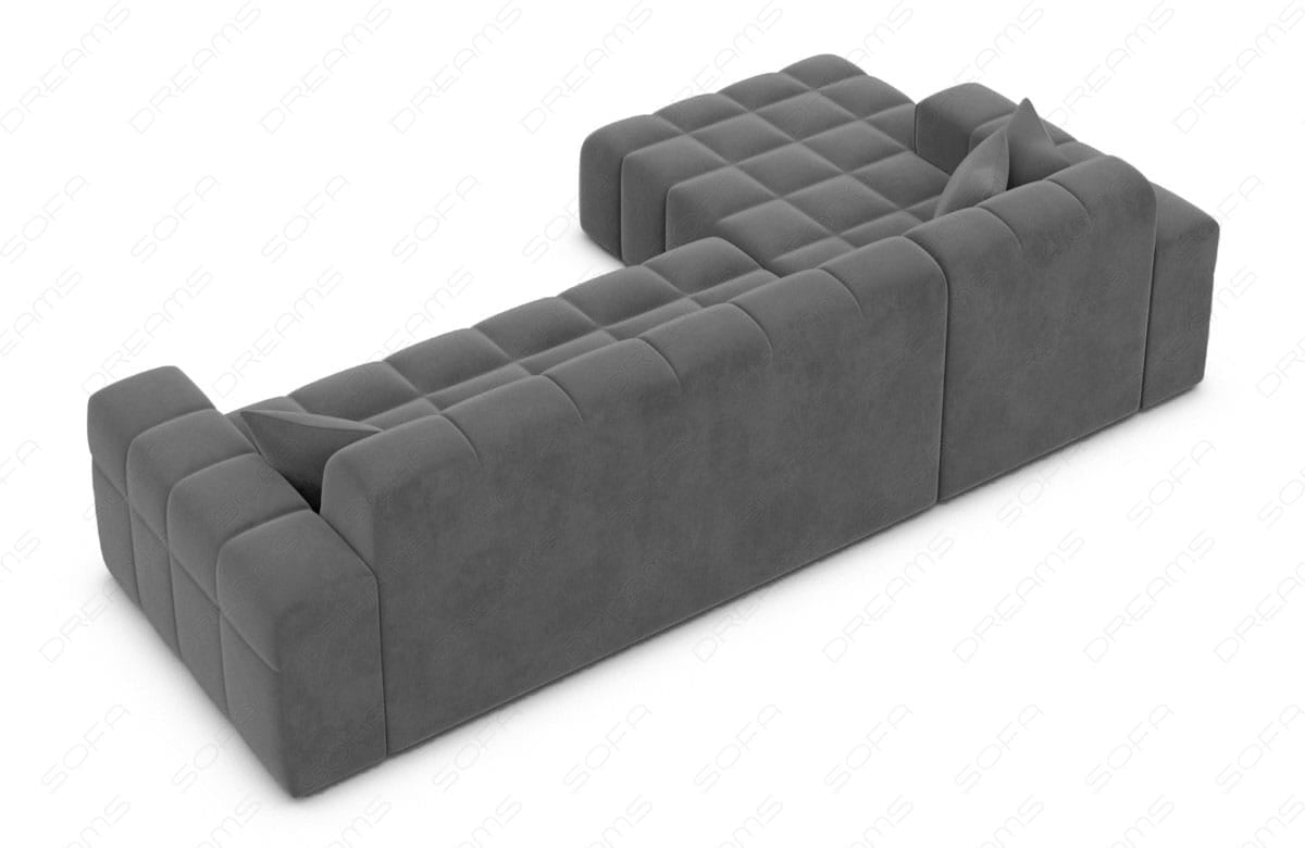 Polster Ecksofa Ibiza L-Kurz – Komfort & Design Dunkelgrau