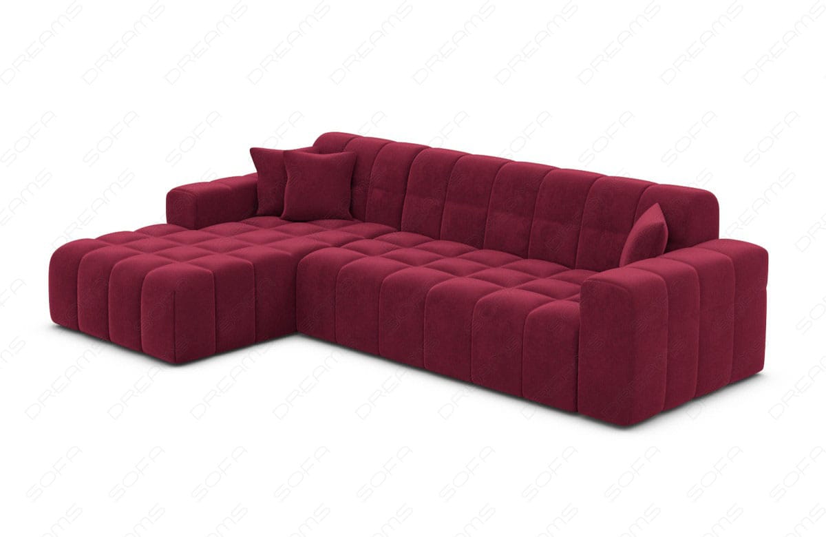 Polster Ecksofa Ibiza L-Kurz – Komfort & Design Rot