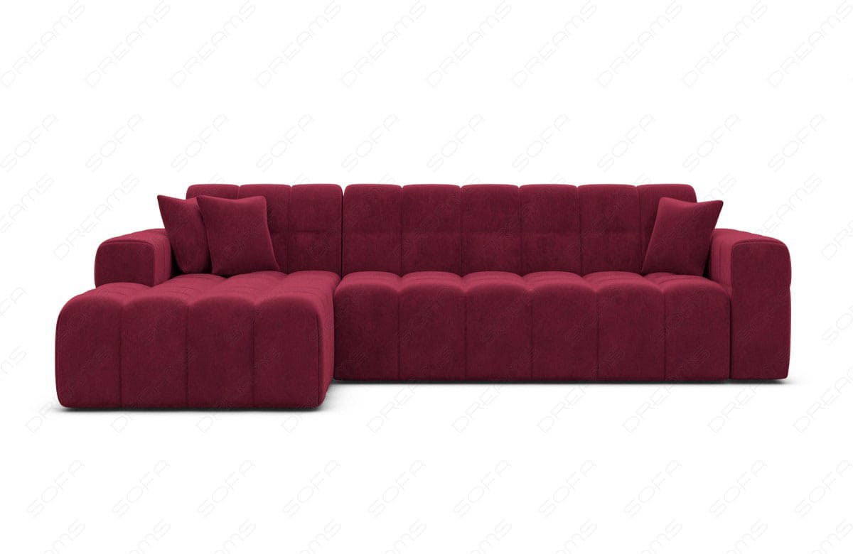 Polster Ecksofa Ibiza L-Kurz – Komfort & Design Rot