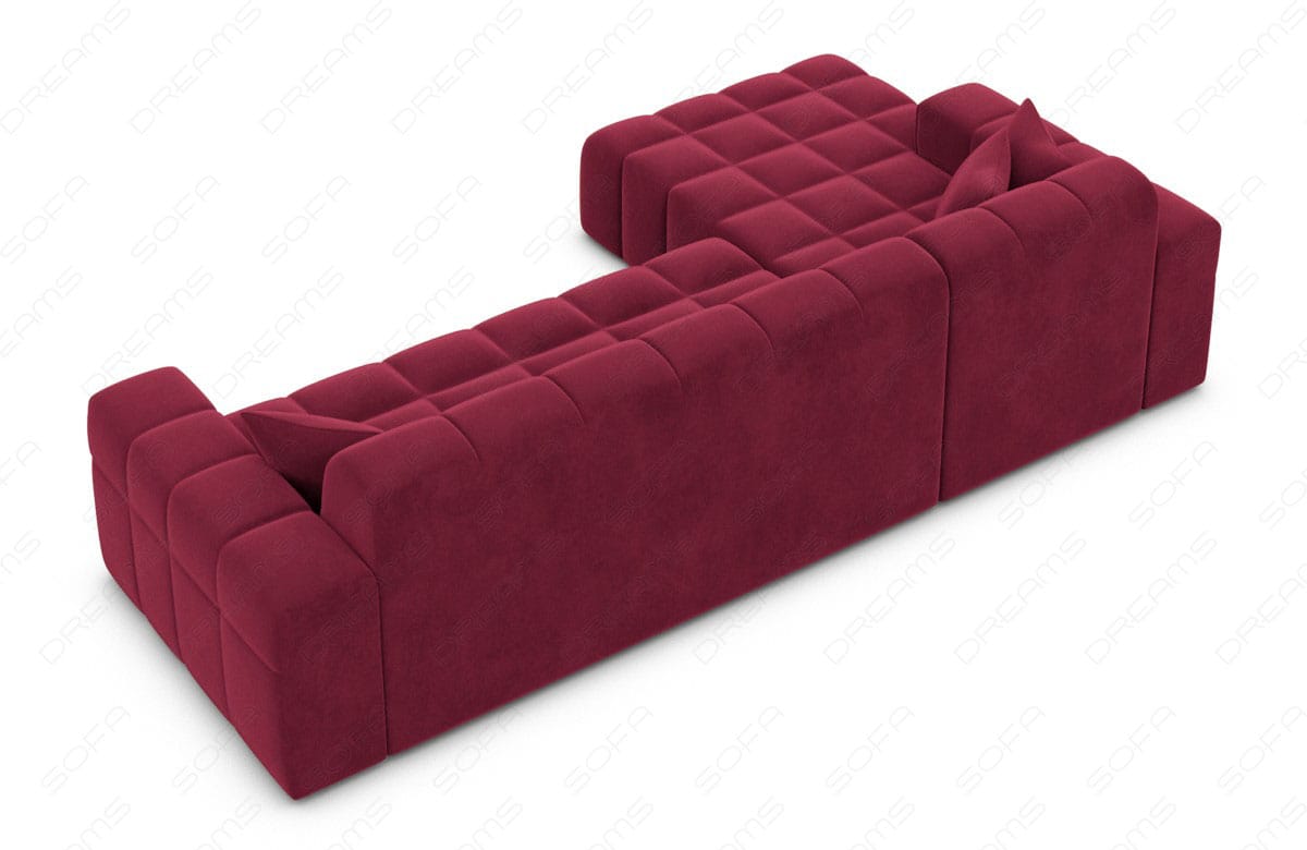 Polster Ecksofa Ibiza L-Kurz – Komfort & Design Rot